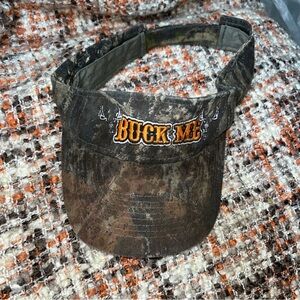 Buck Me camo camouflage Predator by kc caps hat visor